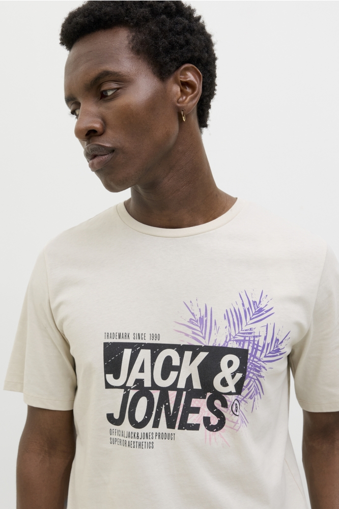 JJJAXON TEE SS CREW NECK 12269390 MOONBEAM